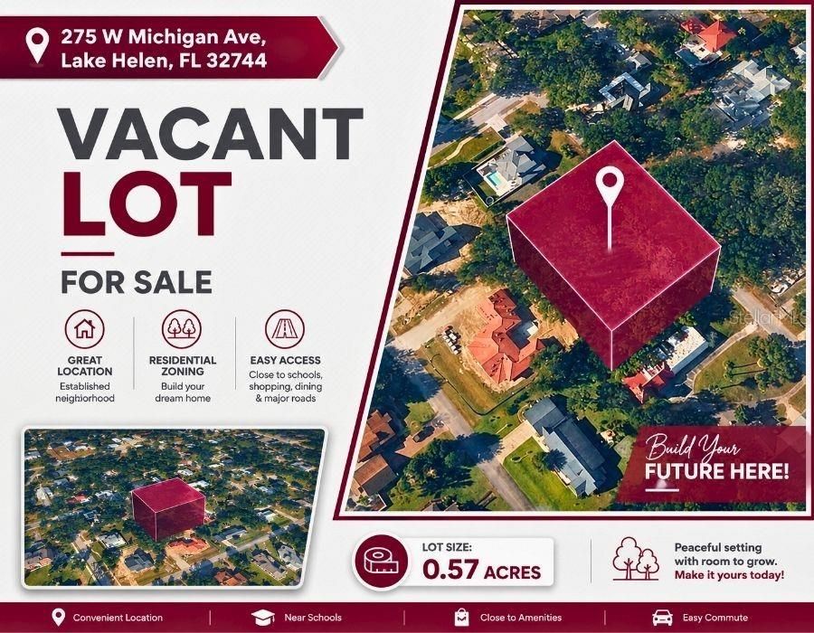 На продажу: $134,800 (0.57 acres)