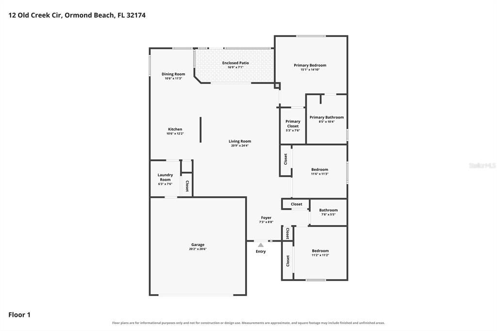 For Sale: $375,000 (3 beds, 2 baths, 1596 Square Feet)