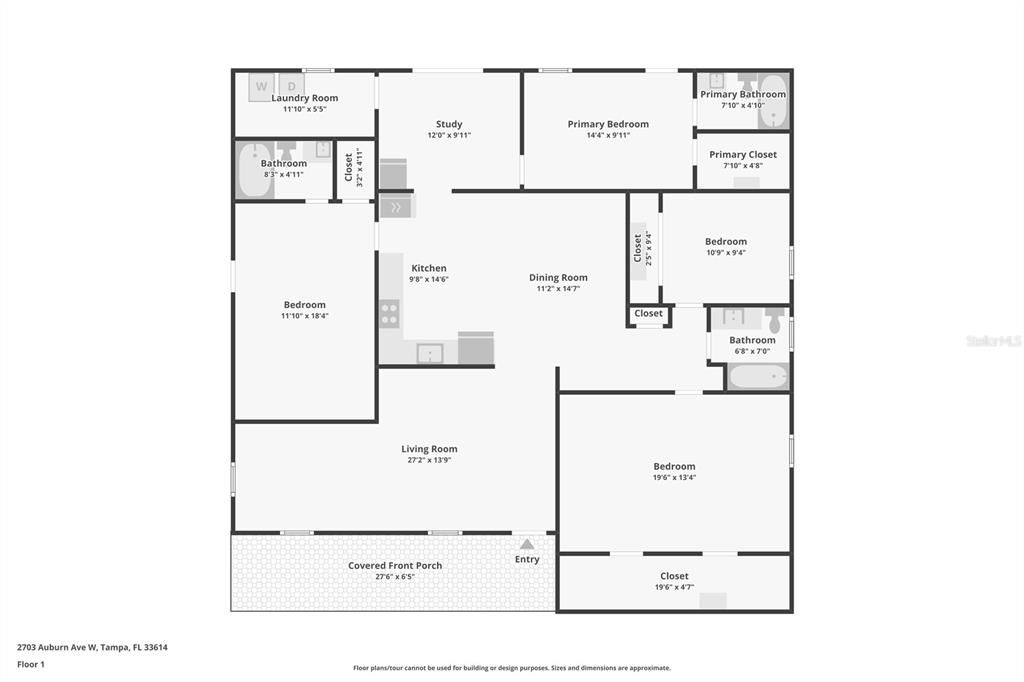 На продажу: $690,000 (4 спален, 3 ванн, 2209 Квадратных фут)