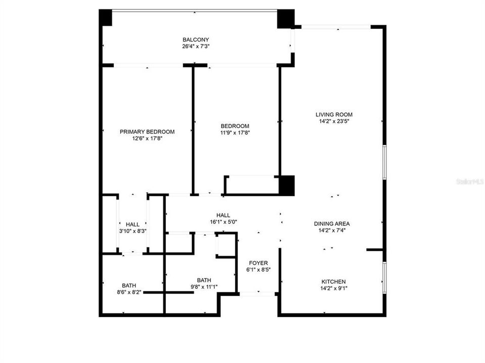В аренду: $3,400 (2 спален, 2 ванн, 1395 Квадратных фут)