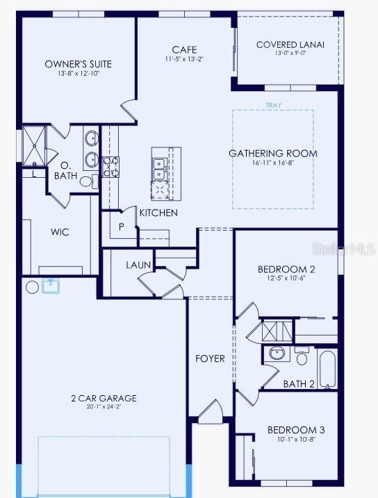 На продажу: $437,995 (3 спален, 2 ванн, 1662 Квадратных фут)