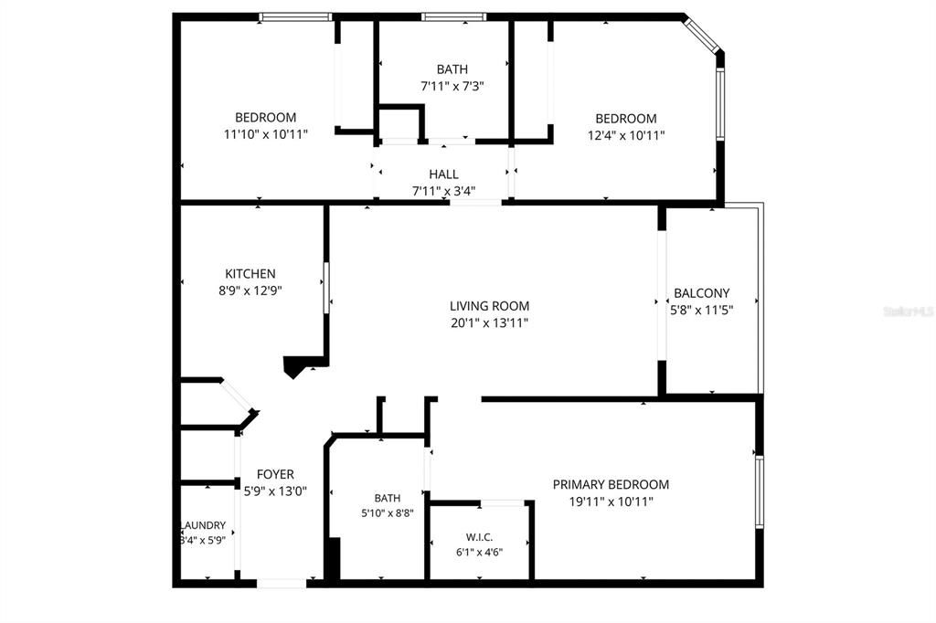 На продажу: $185,000 (3 спален, 2 ванн, 1208 Квадратных фут)