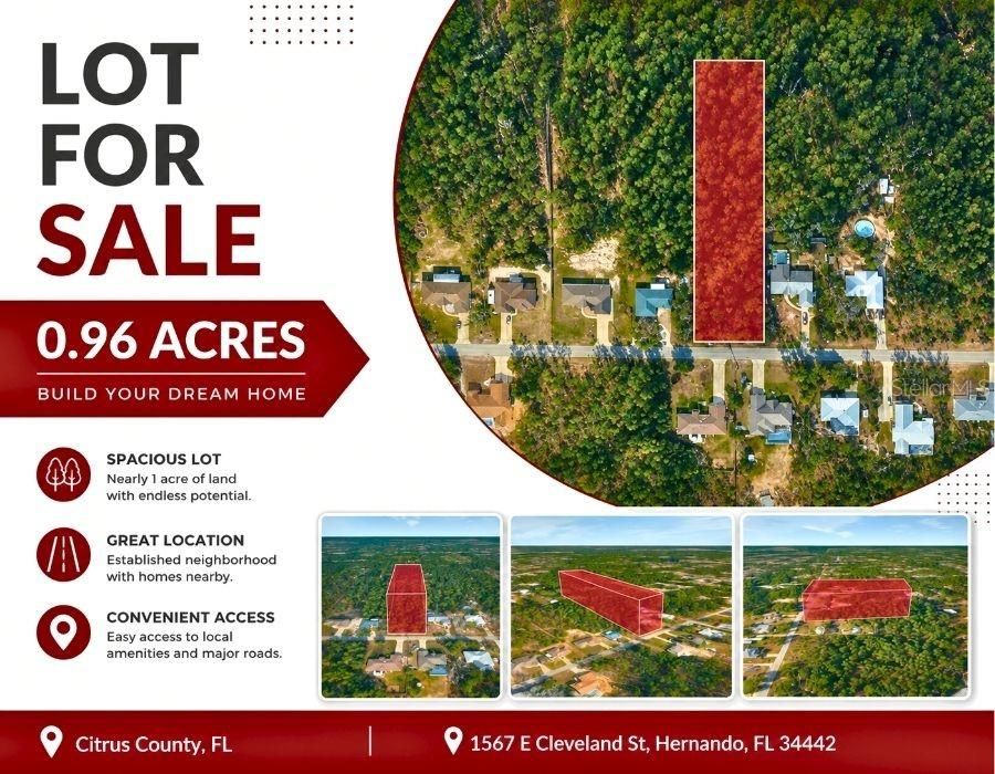 For Sale: $54,800 (0.96 acres)