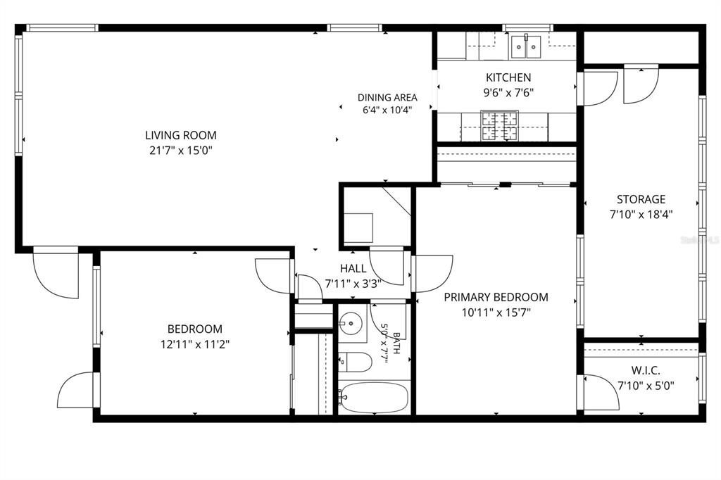 Activo con contrato: $64,900 (2 camas, 1 baños, 950 Pies cuadrados)