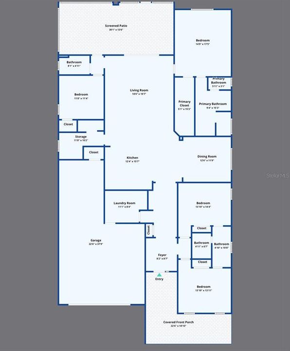 В аренду: $2,800 (4 спален, 3 ванн, 2645 Квадратных фут)