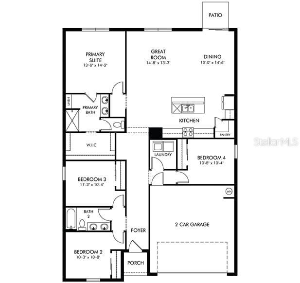 For Sale: $317,040 (4 beds, 2 baths, 1840 Square Feet)