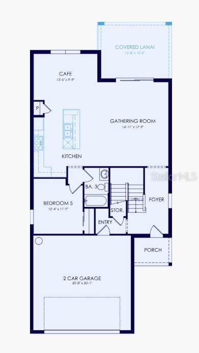 На продажу: $516,985 (5 спален, 3 ванн, 2615 Квадратных фут)