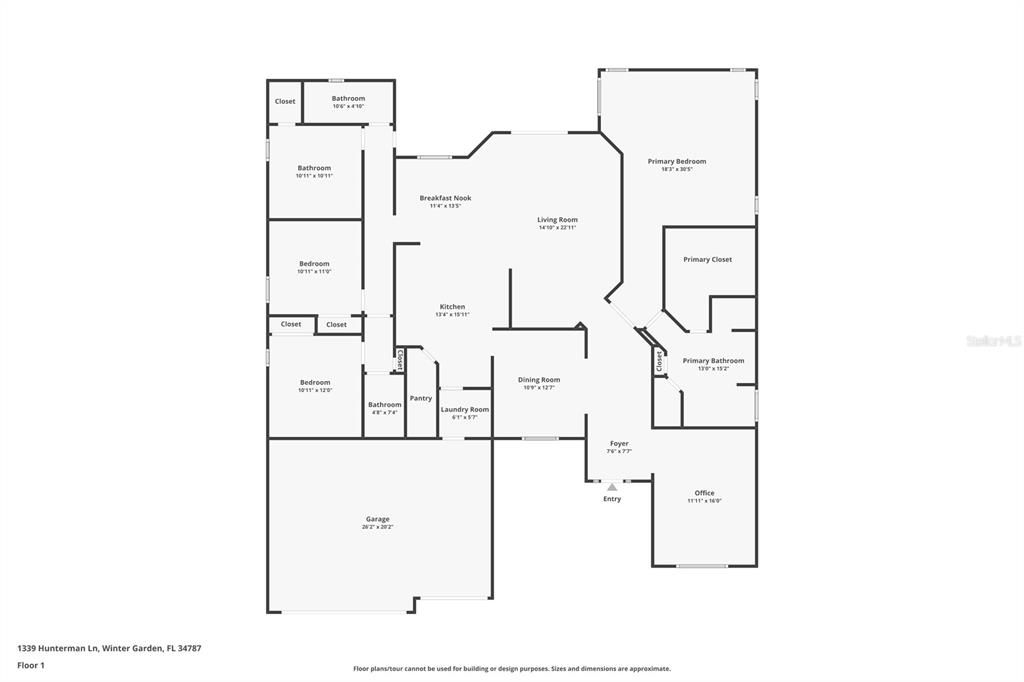 Active With Contract: $615,000 (4 beds, 3 baths, 2657 Square Feet)