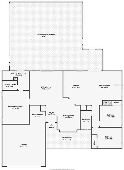На продажу: $350,000 (3 спален, 2 ванн, 1603 Квадратных фут)
