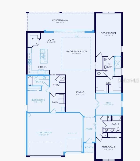 En Venta: $675,000 (3 camas, 3 baños, 2778 Pies cuadrados)