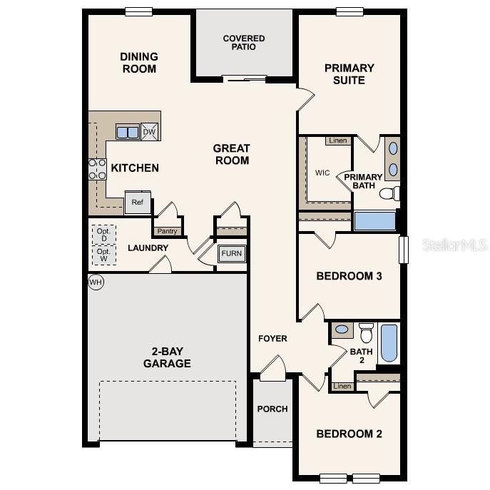 На продажу: $267,990 (3 спален, 2 ванн, 1477 Квадратных фут)
