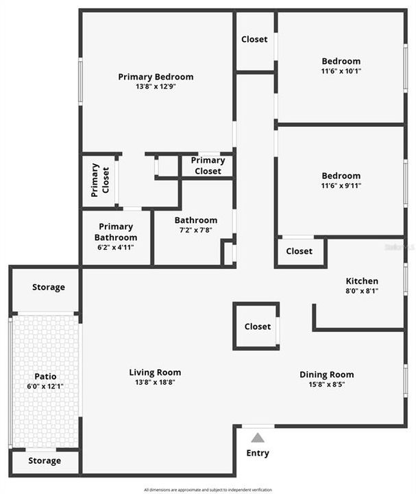 На продажу: $159,900 (3 спален, 2 ванн, 1226 Квадратных фут)