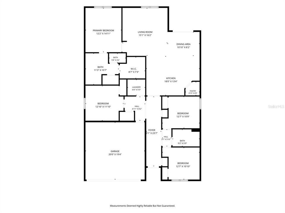 На продажу: $332,000 (4 спален, 2 ванн, 1872 Квадратных фут)
