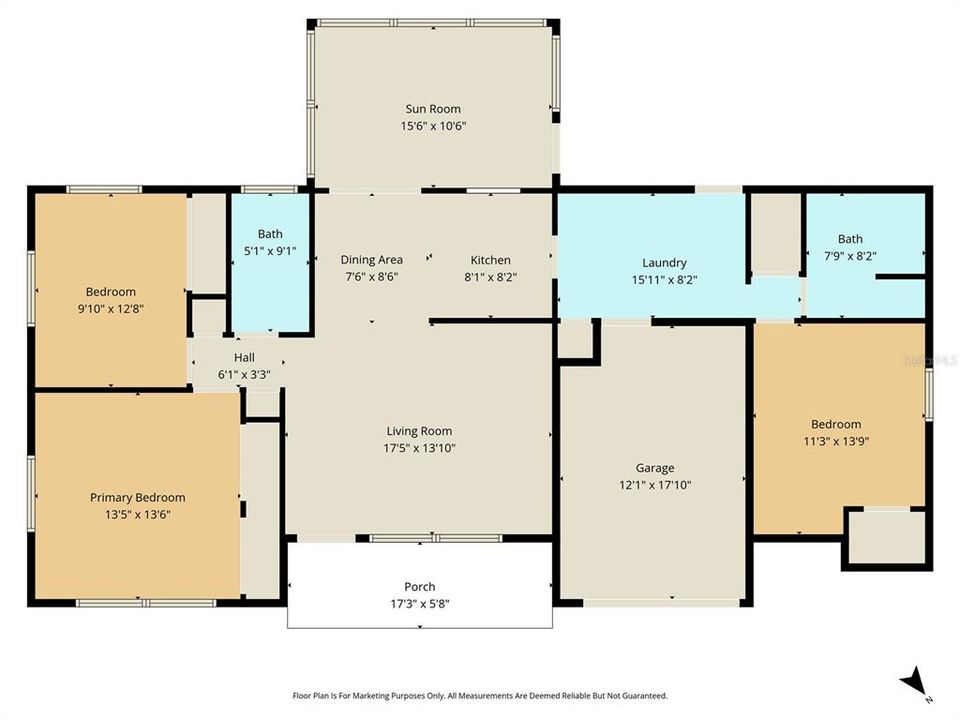 В аренду: $1,850 (3 спален, 2 ванн, 1388 Квадратных фут)