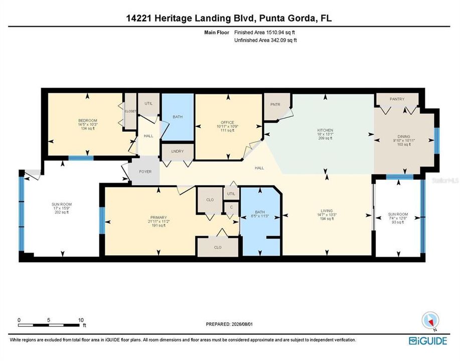 For Sale: $275,000 (2 beds, 2 baths, 1366 Square Feet)