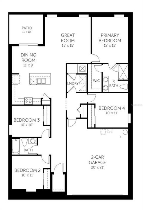 For Sale: $363,990 (4 beds, 2 baths, 1625 Square Feet)