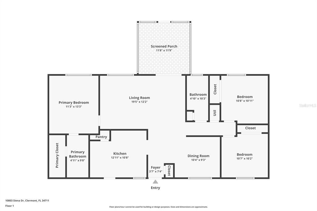 Active With Contract: $325,000 (3 beds, 2 baths, 1246 Square Feet)