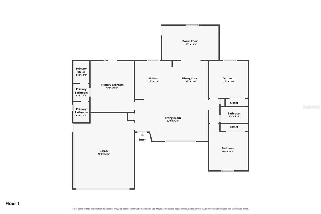 For Sale: $494,500 (3 beds, 2 baths, 1607 Square Feet)