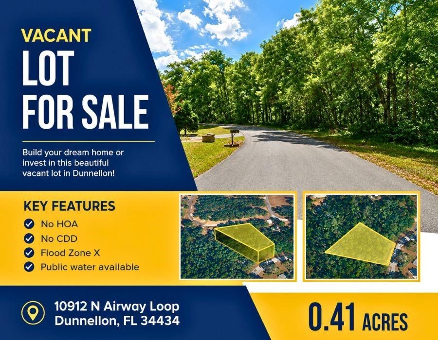 En Venta: $23,900 (0.41 acres)