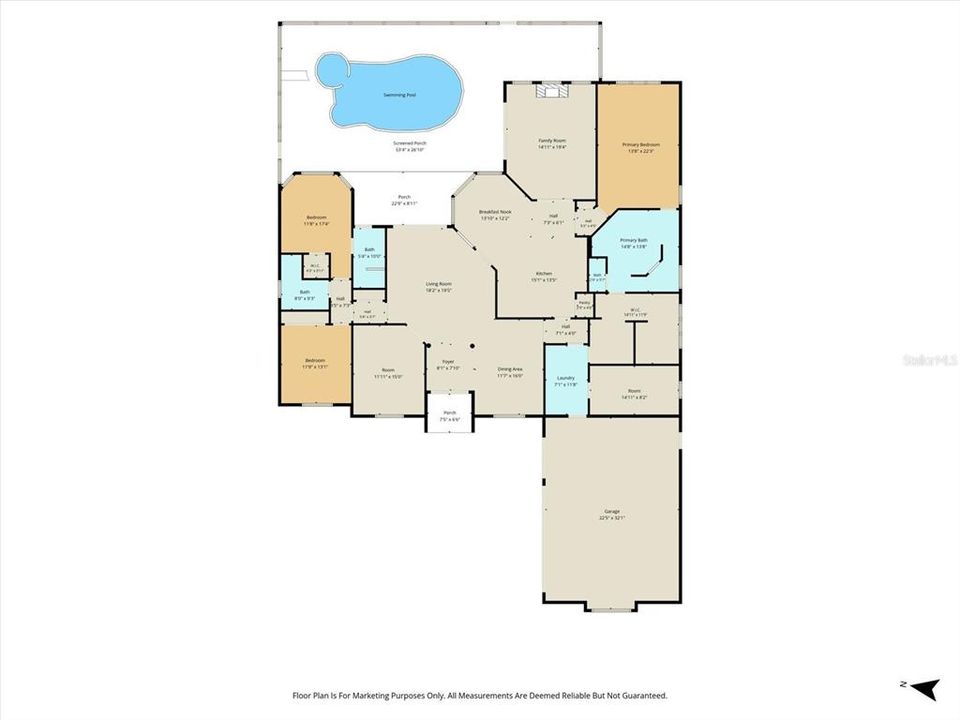 На продажу: $799,900 (3 спален, 3 ванн, 3257 Квадратных фут)