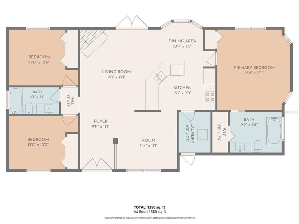 For Sale: $415,000 (3 beds, 2 baths, 1461 Square Feet)