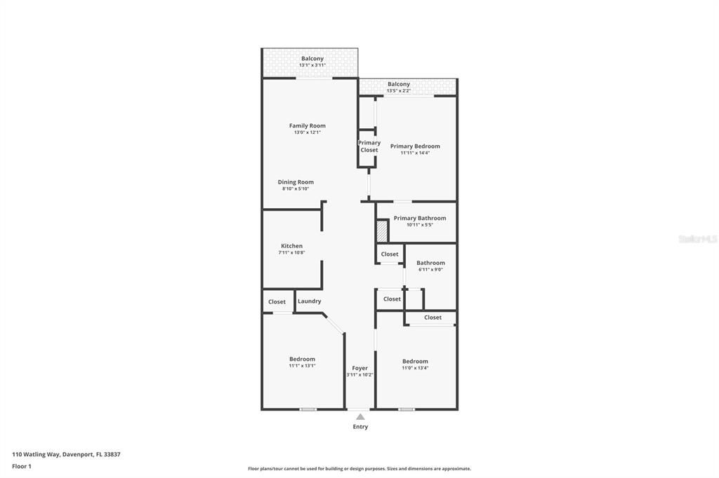 На продажу: $185,000 (3 спален, 2 ванн, 1227 Квадратных фут)