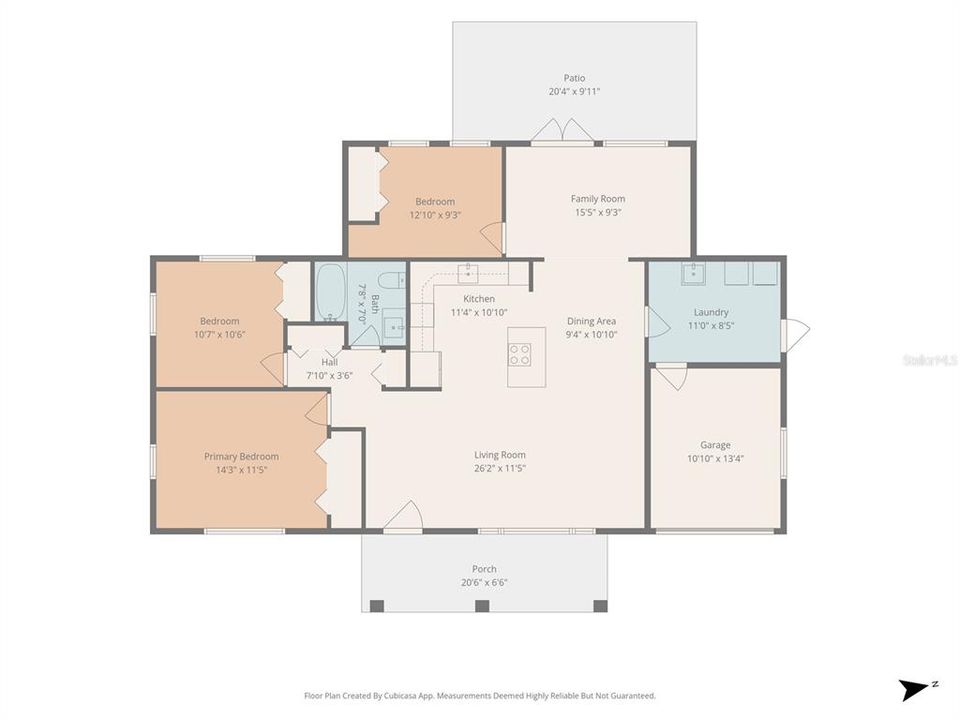 Active With Contract: $380,000 (3 beds, 1 baths, 1284 Square Feet)