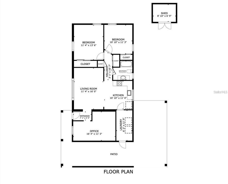 Activo con contrato: $310,000 (2 camas, 1 baños, 972 Pies cuadrados)