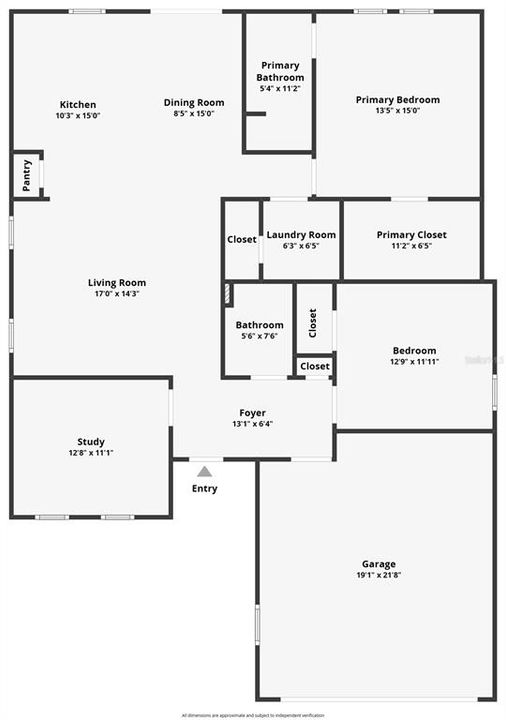 En Venta: $360,000 (3 camas, 2 baños, 1594 Pies cuadrados)