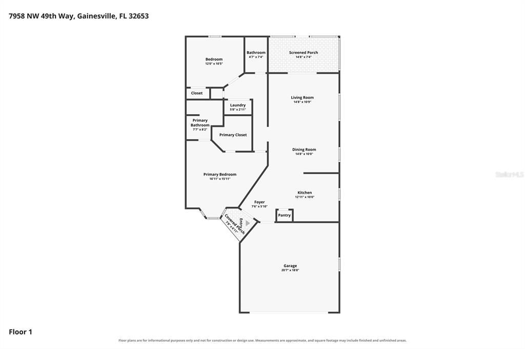 For Sale: $273,900 (2 beds, 2 baths, 1207 Square Feet)