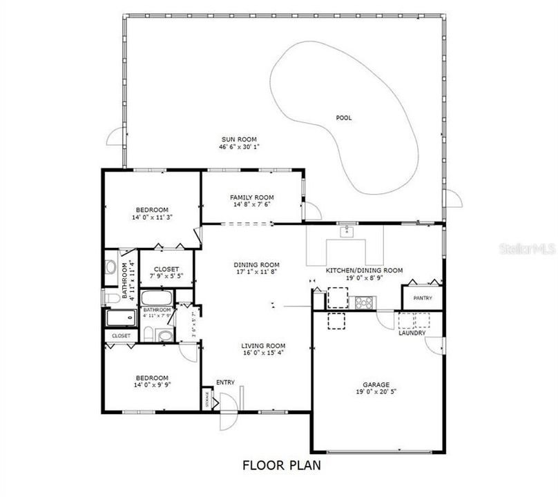 合同活跃: $299,900 (2 贝兹, 2 浴室, 1464 平方英尺)
