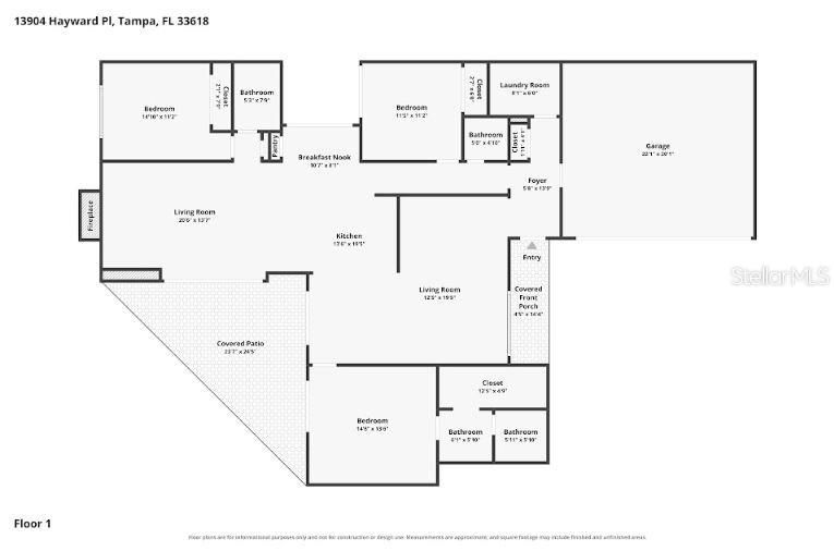 На продажу: $645,000 (3 спален, 2 ванн, 1860 Квадратных фут)