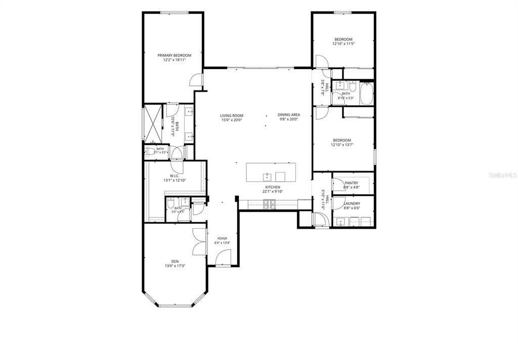 For Rent: $3,000 (3 beds, 2 baths, 2333 Square Feet)