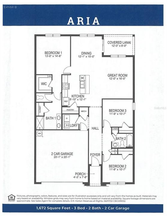 На продажу: $365,000 (3 спален, 2 ванн, 1690 Квадратных фут)