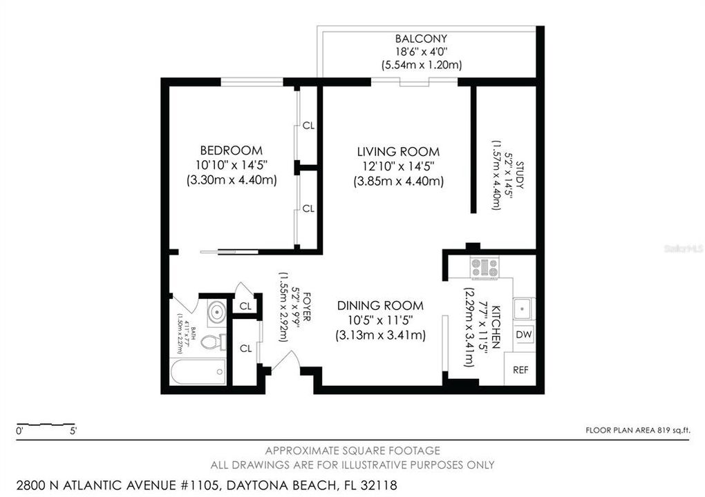 For Sale: $169,999 (1 beds, 1 baths, 796 Square Feet)