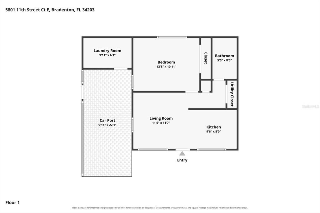 For Rent: $1,300 (1 beds, 1 baths, 1056 Square Feet)