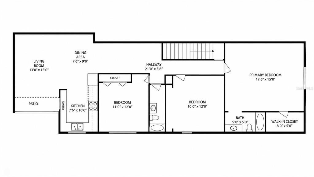 For Sale: $299,200 (3 beds, 2 baths, 1277 Square Feet)