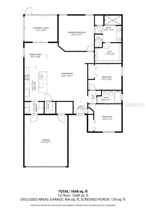 For Sale: $325,000 (3 beds, 2 baths, 1698 Square Feet)