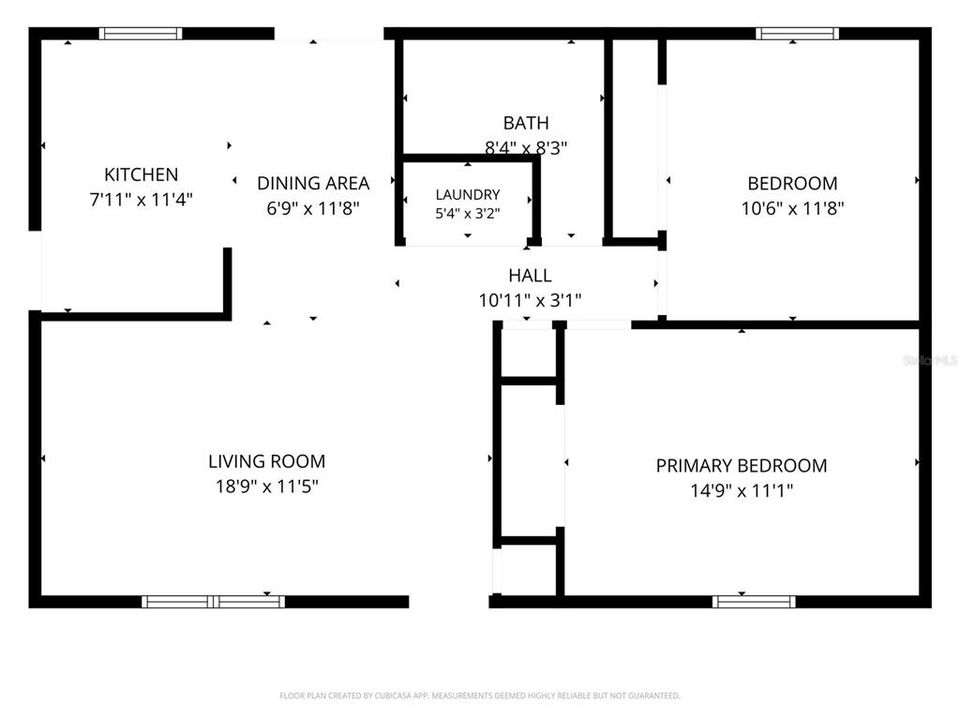 For Rent: $1,650 (2 beds, 1 baths, 950 Square Feet)