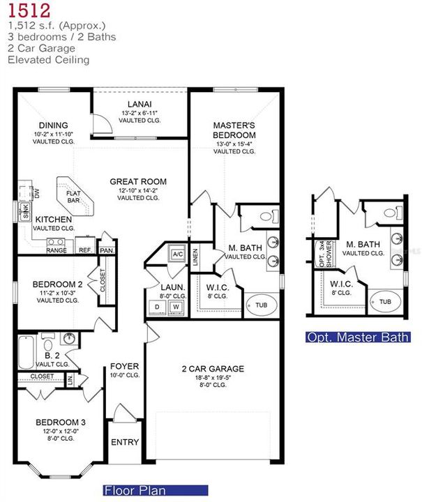 For Sale: $335,600 (3 beds, 2 baths, 1512 Square Feet)