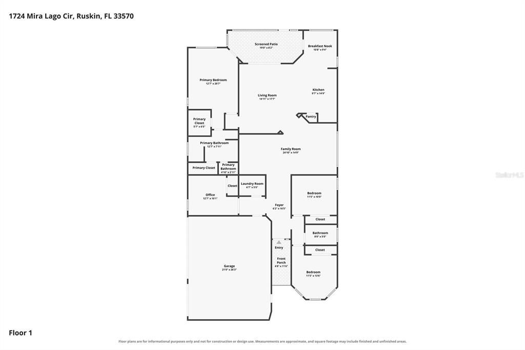 На продажу: $415,000 (4 спален, 2 ванн, 2045 Квадратных фут)