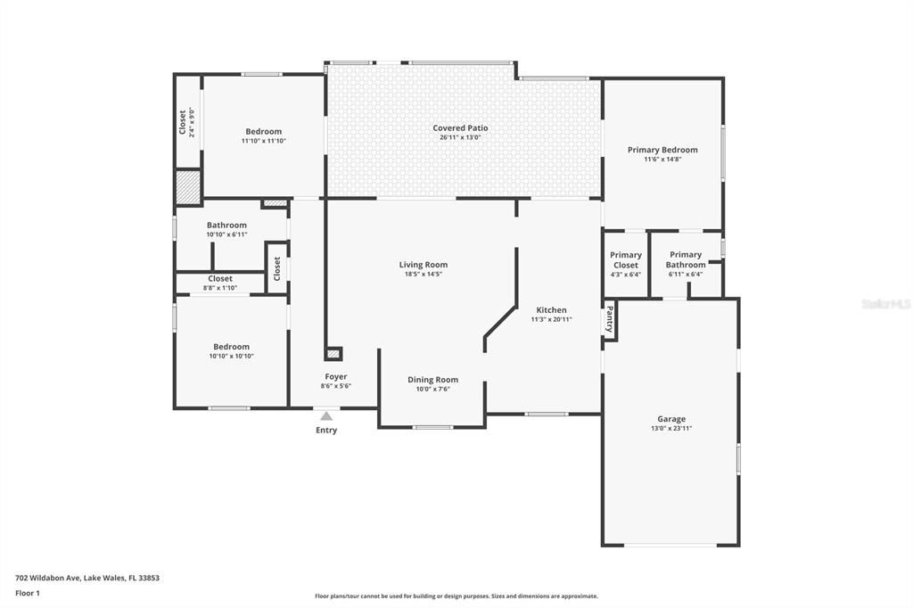 For Sale: $185,000 (3 beds, 2 baths, 1378 Square Feet)