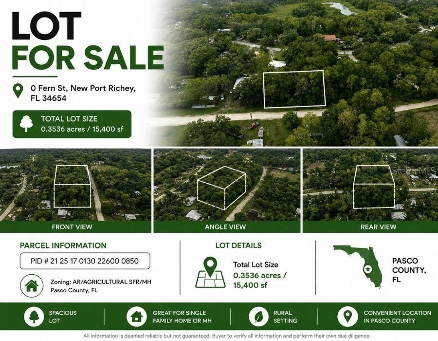 На продажу: $23,000 (0.35 acres)