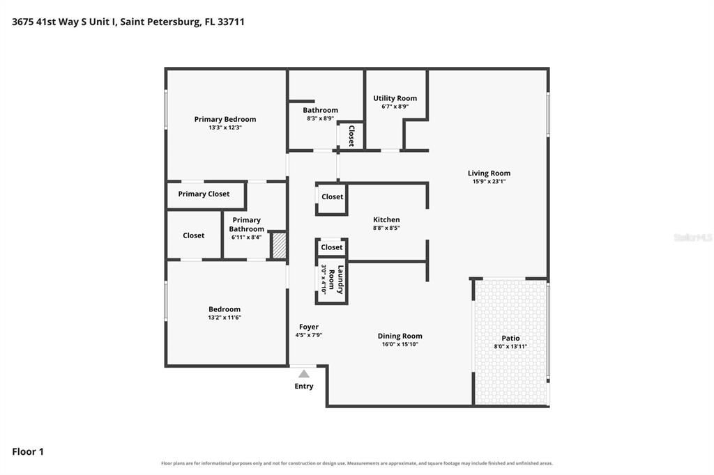 En Venta: $325,000 (2 camas, 2 baños, 1375 Pies cuadrados)