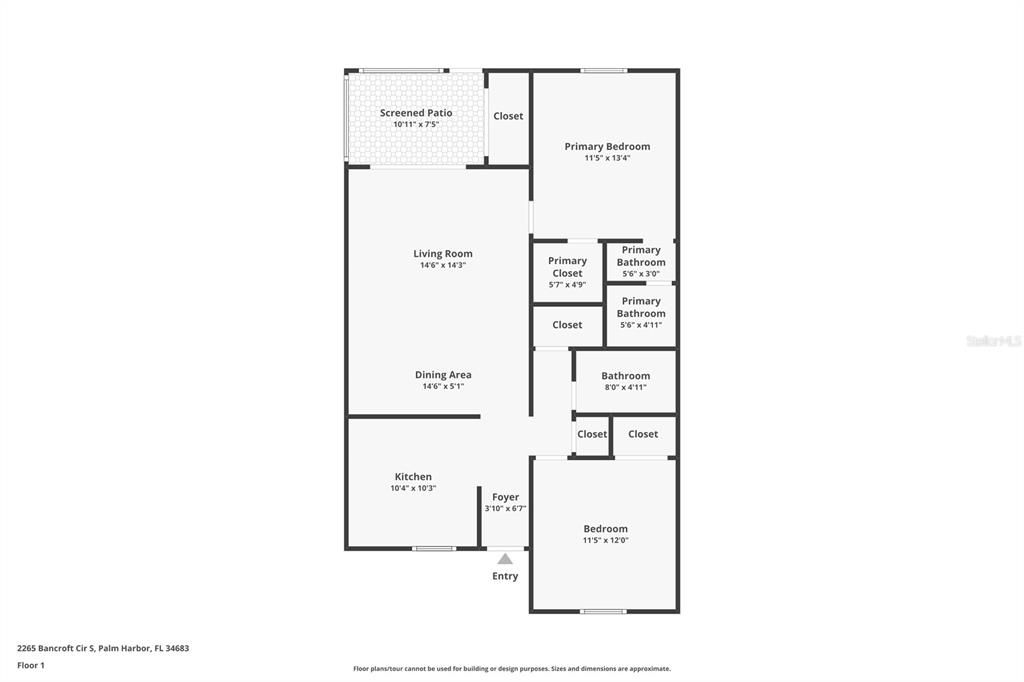 Под контрактом: $235,000 (2 спален, 2 ванн, 1030 Квадратных фут)
