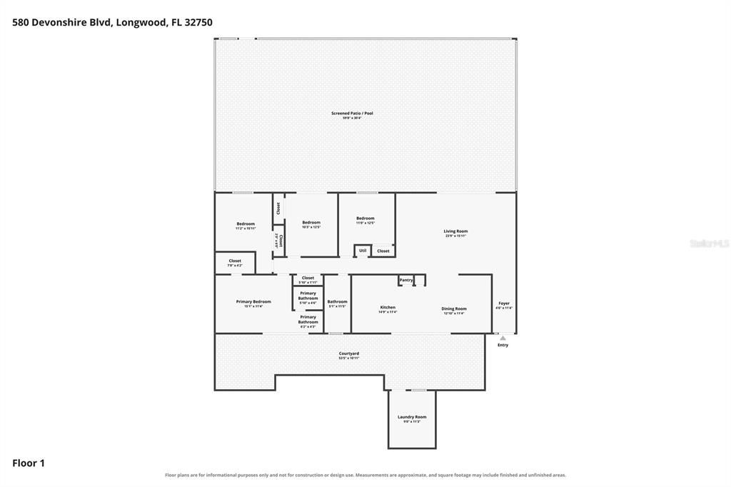 На продажу: $475,000 (4 спален, 2 ванн, 1680 Квадратных фут)