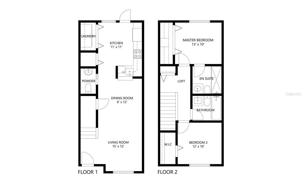En Venta: $285,000 (2 camas, 2 baños, 960 Pies cuadrados)