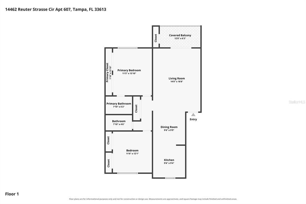 For Sale: $145,000 (2 beds, 2 baths, 984 Square Feet)