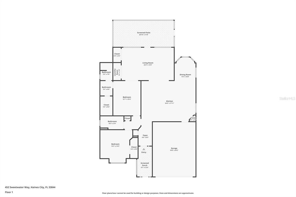 На продажу: $349,900 (2 спален, 2 ванн, 1834 Квадратных фут)