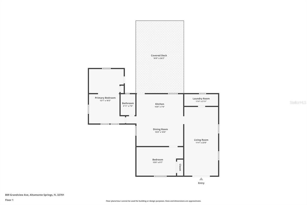 For Sale: $325,000 (2 beds, 1 baths, 1113 Square Feet)